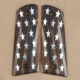 Colt 1911 FIT Model Compatible Walnut Customizable Grips American Flag Gun Grips USA-40