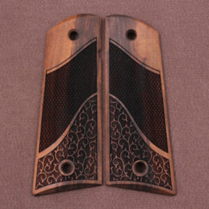 Beretta 92S Compatible Walnut Grips Dragon Skin Gun Grips USA-387