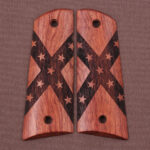 Colt 1911 FIT Model Compatible Rosewood Grips Other Designs Gun Grips USA-9