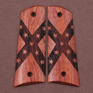 CZ 45 Compatible Walnut Grips Diamond Gun Grips USA-1258