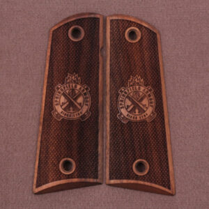 Zastava EZ9 / E40 Compatible Walnut Grips Dragon Skin Gun Grips USA-1058