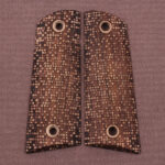 Colt 1911 FIT Model Compatible Walnut Grips Disco Gun Grips USA-67