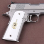 Colt 1911 FIT Model Compatible White Acrylic Customizable Grips Gun Grips USA-73