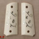Colt 1911 – Ambicut Compatible Ivory Acrylic Customizable Grips Gun Grips USA-87