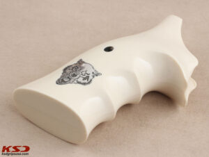 Smith Wesson K/L/X – Frame Round Butt Compatible Ivory Acrylic Grip Gun Grips USA-93