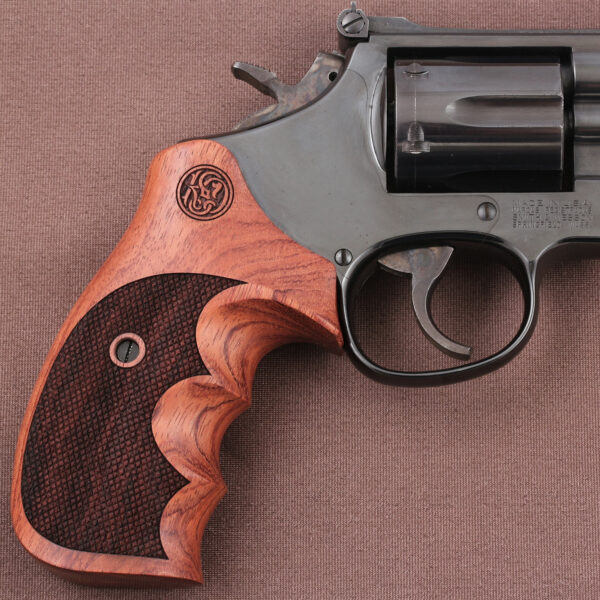 Smith Wesson K/L/X – Frame Round Butt Compatible Rosewood Grip Diamond Gun Grips USA-106