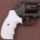 Smith Wesson K/L/X – Frame Round Butt Compatible White Acrylic Grip Gun Grips USA-111