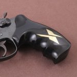 Smith Wesson K/L/X – Frame Round Butt Compatible Black Acrylic Grips Gun Grips USA-113