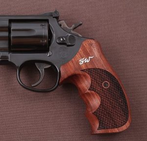 Smith Wesson K/L/X-Frame Round Butt Compatible Rosewood Grip Gun Grips USA-117