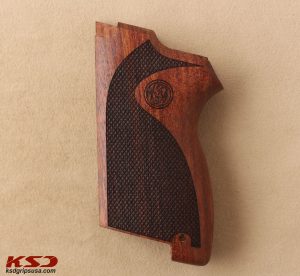 Smith Wesson CS9 Compatible Rosewood Grips Diamond Gun Grips USA-186