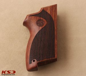 Smith Wesson CS9 Compatible Rosewood Grips Diamond Gun Grips USA-186