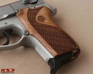 Smith Wesson 6906 Compatible Walnut Grips Dragon Skin Gun Grips USA-155