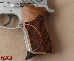 Smith Wesson 6906 Compatible Walnut Grips Diamond Gun Grips USA-163