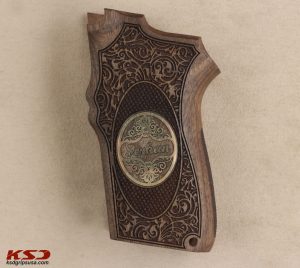 Smith Wesson 6906 Compatible Walnut Customizable Grips Framed Gun Grips USA-161