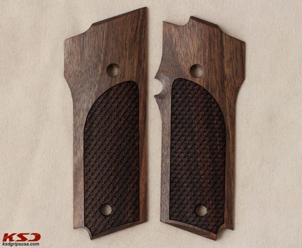 Smith Wesson Mod 59 Compatible Walnut Grips Dragon Skin Gun Grips USA-165