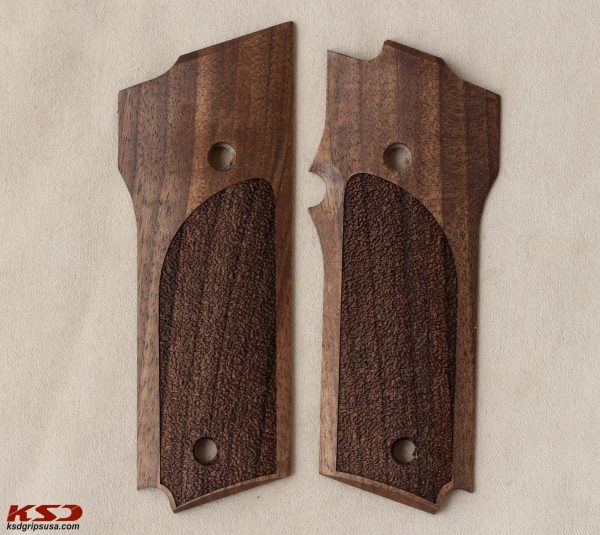 Smith Wesson Mod 59 Compatible Walnut Grips Stripled Gun Grips USA-166