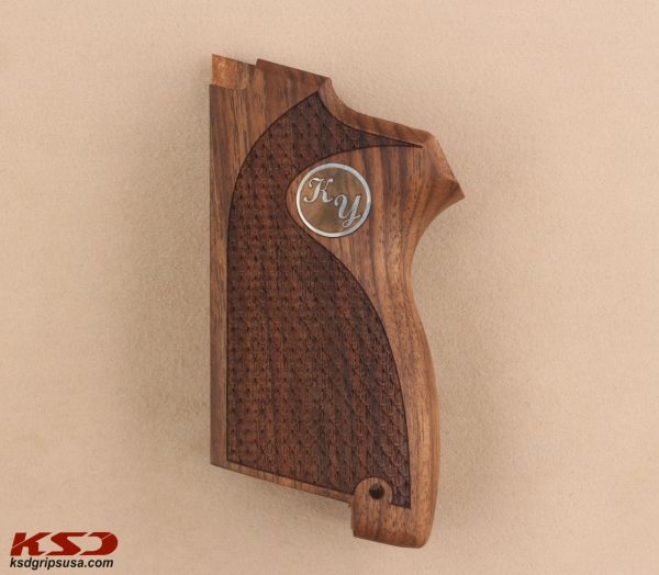 Smith Wesson CS9 Compatible Walnut Customizable Grips Dragon Skin Gun Grips USA-185