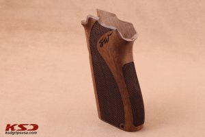 Smith Wesson 3904/3906 Compatible Walnut Grips Diamond Gun Grips USA-192