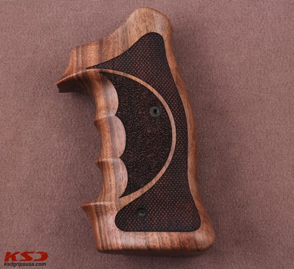 Smith Wesson K/L – Frame Square Butt Compatible Walnut Grip Gun Grips USA-201