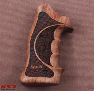 Smith Wesson K/L – Frame Square Butt Compatible Walnut Grip Gun Grips USA-201