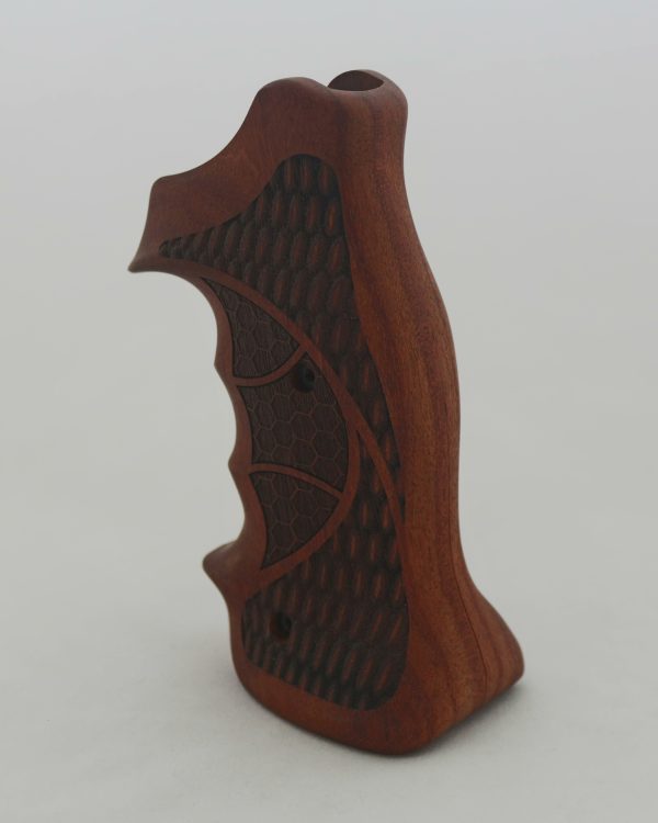 Smith Wesson K/L – Frame Square Butt Compatible Rosewood Grip Gun Grips USA-203