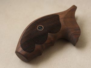 Smith Wesson J Frame Round Butt Models Compatible Walnut Grip Diamond Gun Grips USA-208