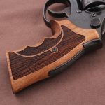 Smith Wesson N Frame Round Butt Compatible Walnut Grip Gun Grips USA-212