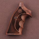 Smith Wesson N Frame Round Butt Compatible Walnut Grip Gun Grips USA-218