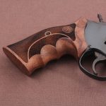 Smith Wesson N Frame Round Butt Compatible Walnut Grip Gun Grips USA-218