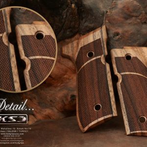 Beretta 81F, 81 FS, 84 F, 84 FS, 84 Cheetah Compatible Walnut Grip Gun Grips USA-416