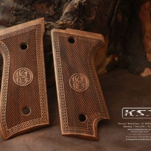 CZ 2075D Rami Compatible Walnut Grips Striped(Full) Gun Grips USA-1294