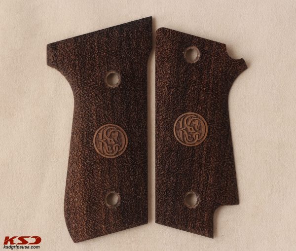 Beretta 92S Rare Compatible Walnut Grips Striped(Full) Gun Grips USA-268