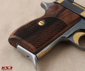 Beretta Mod 70 – 70 S – 71 PUMA Compatible Walnut Grips Dragon Skin Gun Grips USA-274