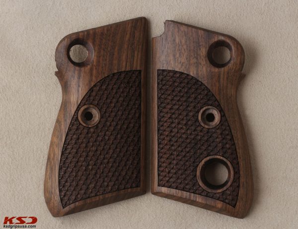 Beretta Mod 71, 72, 75 Jaguar Compatible Walnut Grips Dragon Skin Gun Grips USA-278