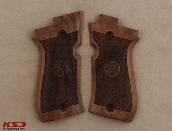 Beretta 81F, 81 FS, 84 F, 84 FS, 84 Cheetah Compatible Walnut Grip Gun Grips USA-285