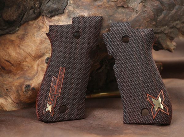 Beretta 81F, 81 FS, 84 F, 84 FS, 84 Cheetah Compatible Rosewood Grip Gun Grips USA-287