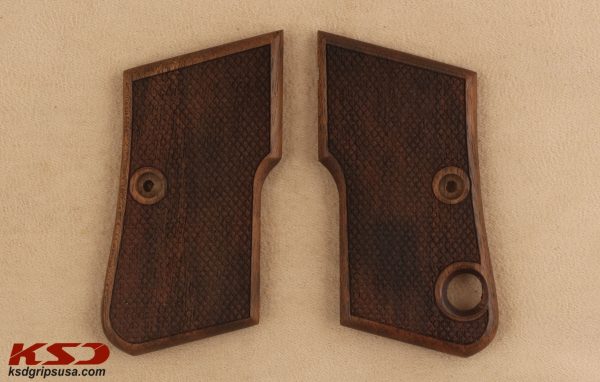 Beretta Mod 950 Compatible Walnut Grips Diamond Gun Grips USA-293