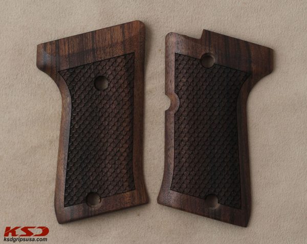 Beretta Compact Type M Compatible Walnut Grips Dragon Skin Gun Grips USA-328