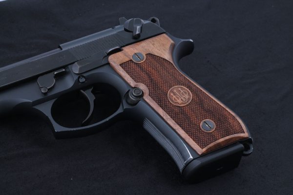 Beretta 92FS, 92A1, 92G, 92D, 96, M9 Compatible Walnut Grips Diamond Gun Grips USA-346