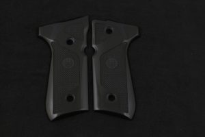 Beretta 92FS, 92A1, 92G, 92D, 96, M9 Compatible Black Acrylic Grip Gun Grips USA-355