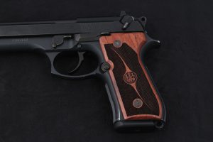 Beretta 92FS, 92A1, 92G, 92D, 96, M9 Compatible Rosewood Grip Gun Grips USA-356