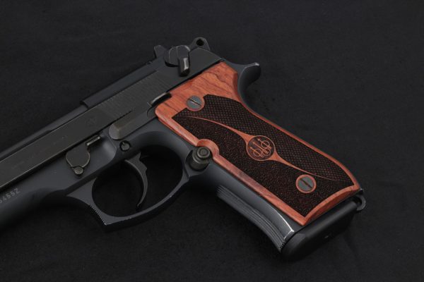 Beretta 92FS, 92A1, 92G, 92D, 96, M9 Compatible Rosewood Grip Gun Grips USA-356