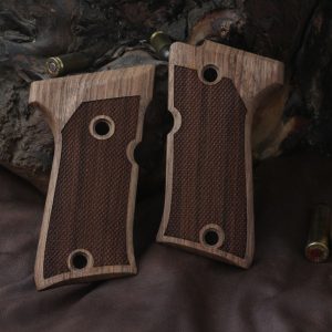 Jericho 941 Compatible Rosewood Customizable Grips Framed Gun Grips USA-494