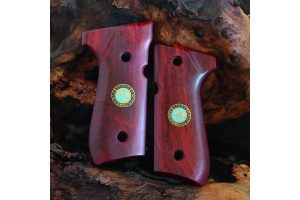 Beretta 92FS, 92A1, 92G, 92D, 96, M9 Compatible Exotic Cocobolo Grip Gun Grips USA-372