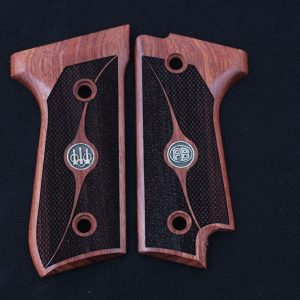 Star Bonifacio Model F 22 Compatible Walnut Grips Dragon Skin Gun Grips USA-1039