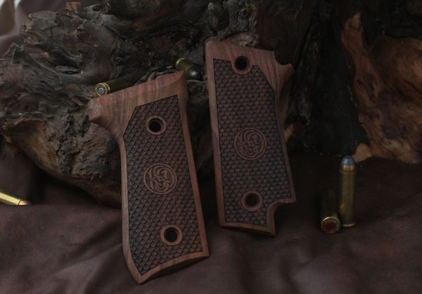 Beretta 92S Rare Compatible Walnut Grips Dragon Skin Gun Grips USA-401