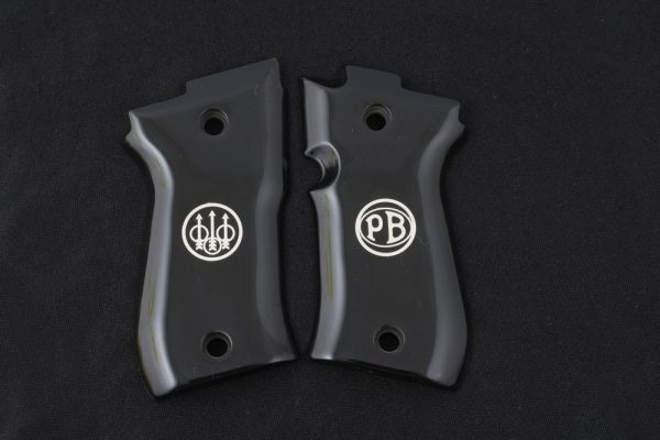 Beretta 81F, 81 FS, 84 F, 84 FS, 84 Cheetah Black Acrylic Grip Gun Grips USA-433