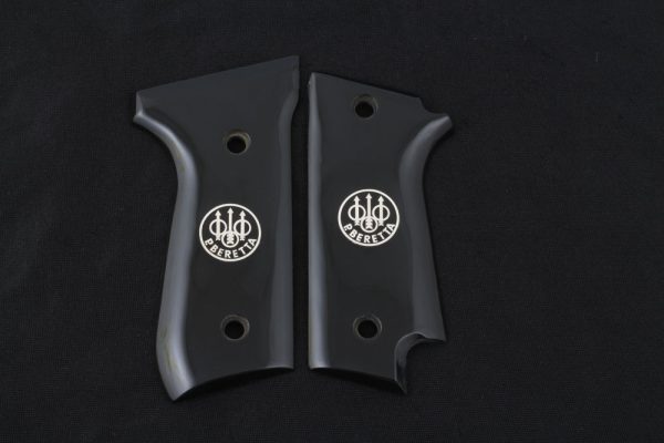 Beretta 92S Rare Compatible Black Acrylic Grips Gun Grips USA-469