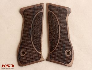 Jericho 941 F / FS Compatible Walnut Grips Double-Checkering Gun Grips USA-477