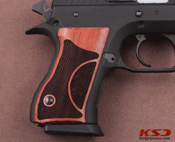 Jericho 941FB Compatible Rosewood Grips Double-Checkering Gun Grips USA-479